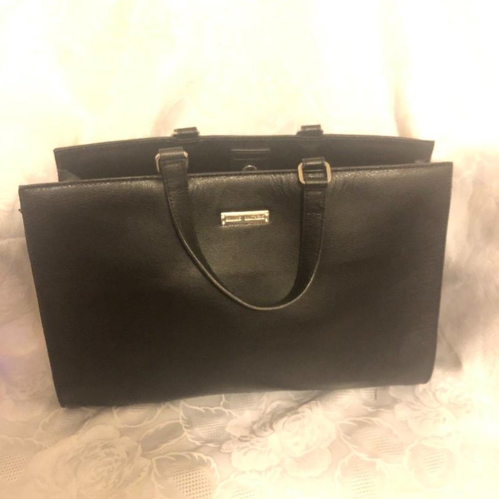 Brooks Brothers Black Leather Handbag